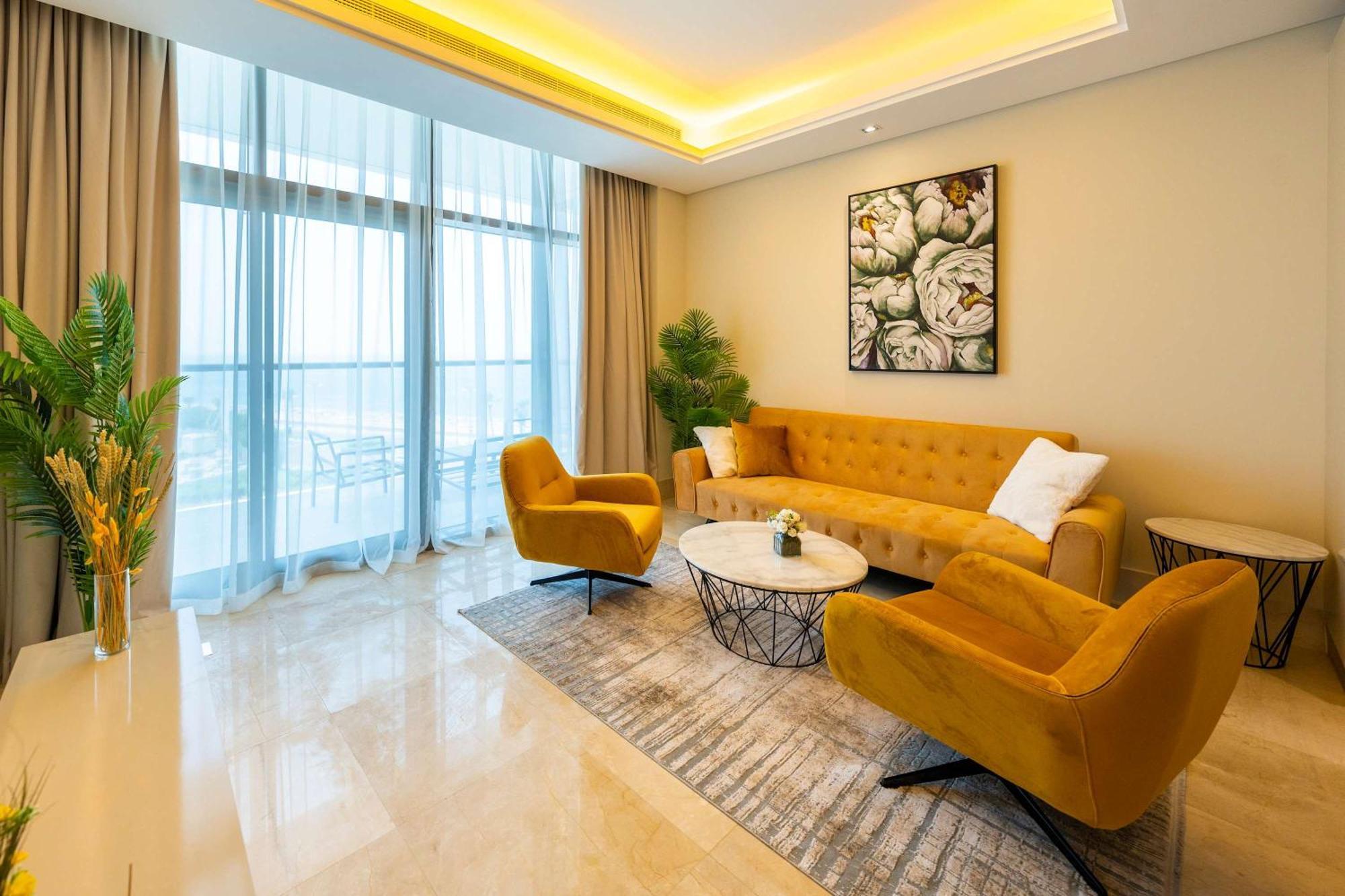 Spacious Beachfront 2 Bedroom Apartment - The 8 Dubái Exterior foto