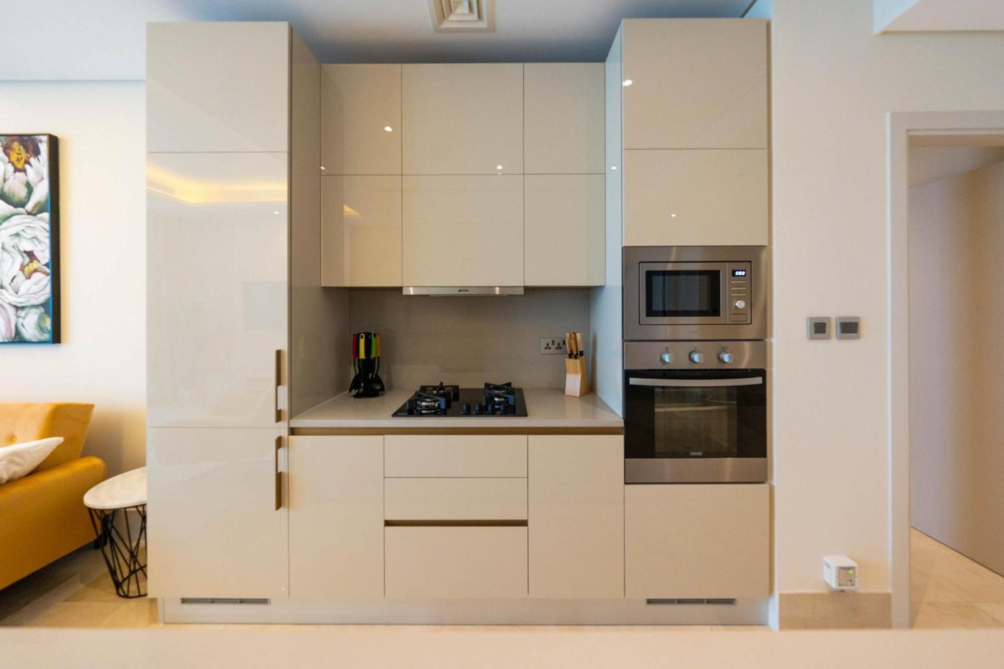 Spacious Beachfront 2 Bedroom Apartment - The 8 Dubái Exterior foto